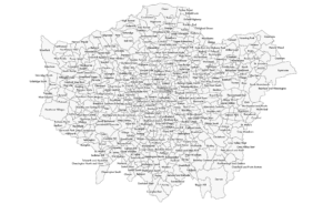 Wards of London labelled